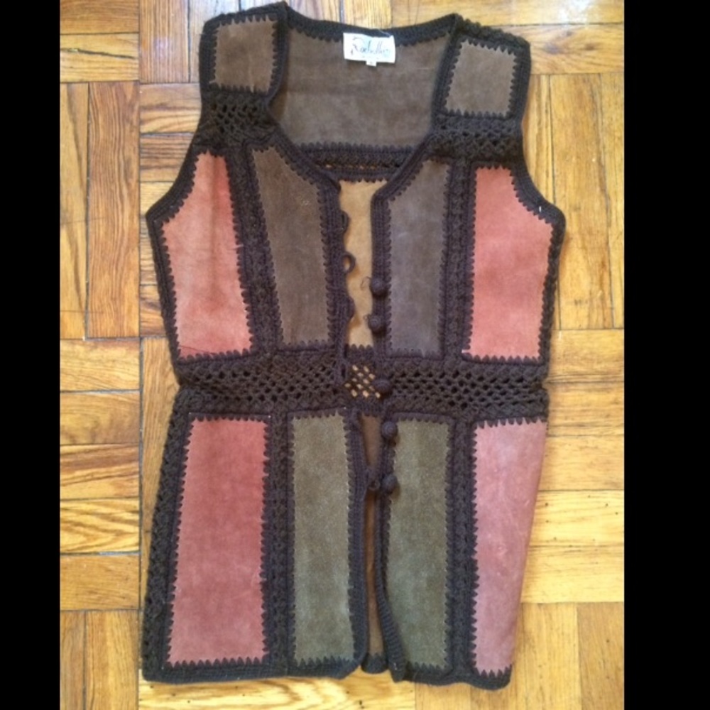 Authentic Vintage Suede Vest